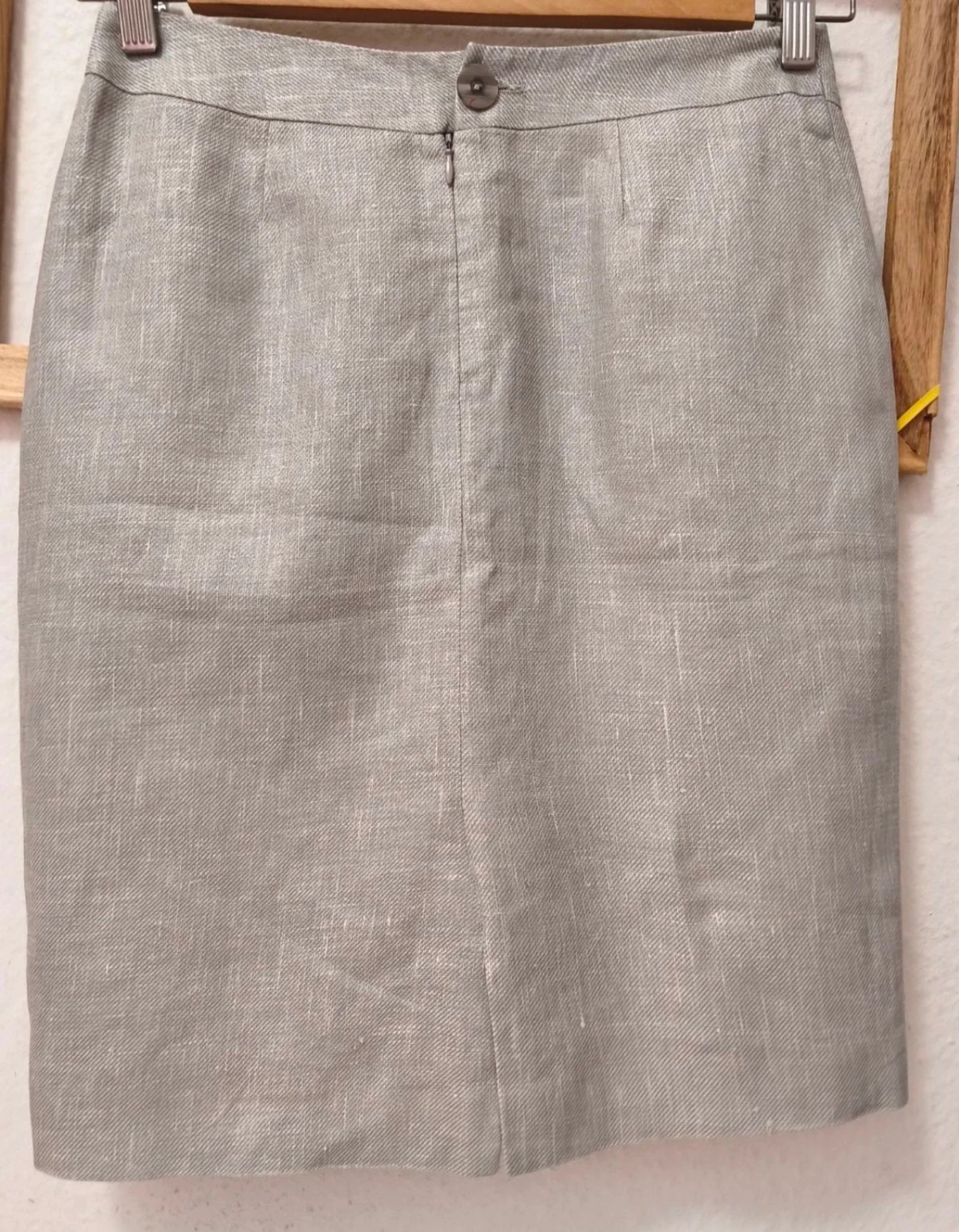 Falda recta lino Yera talla 38  – photo 3